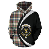 Stewart Dress Ancient Tartan Crest Hoodie - Circle Style